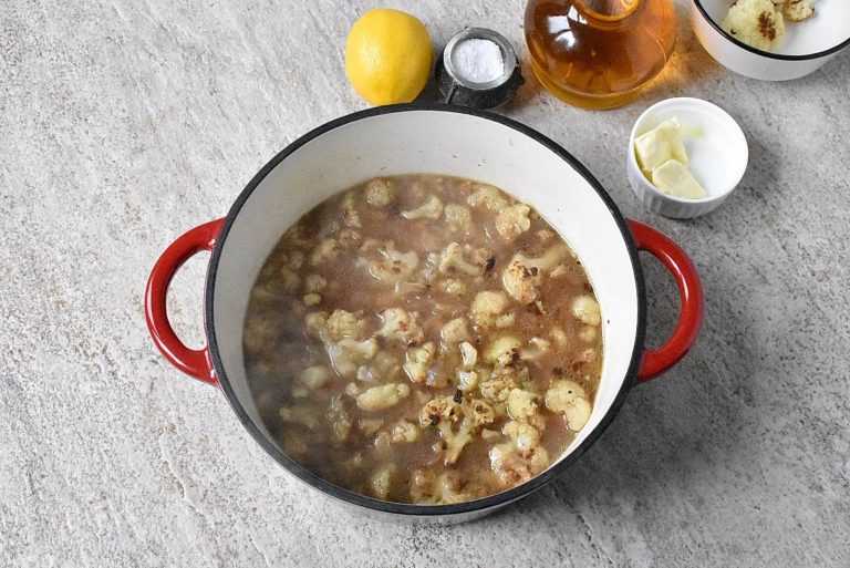 Step 7 - Creamy Roasted Cauliflower Soup