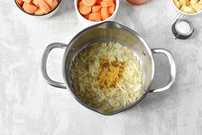 Step 2 - Fall Carrot and Sweet Potato Soup
