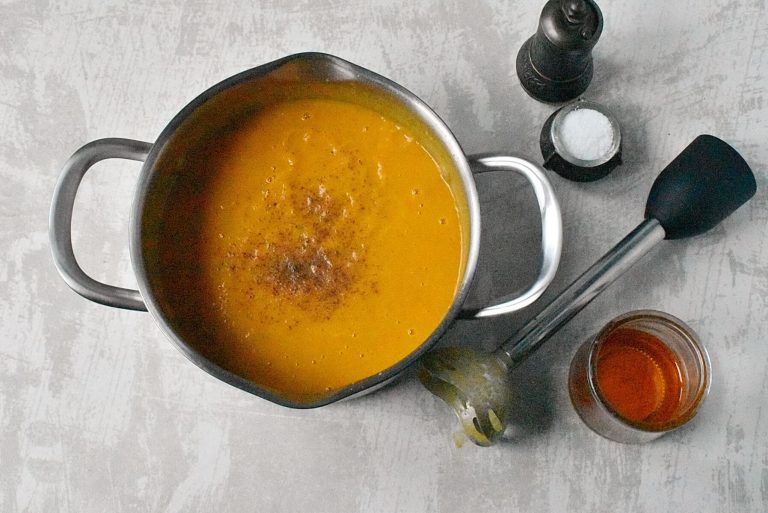 Step 5 - Fall Carrot and Sweet Potato Soup