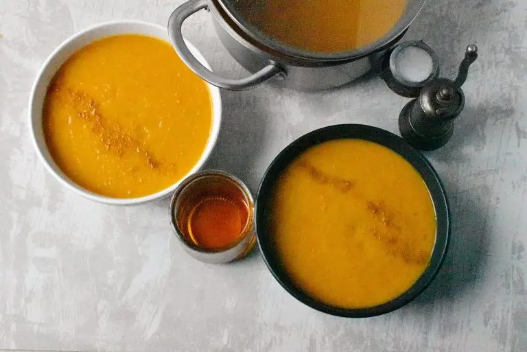 How to serve Fall Carrot and Sweet Potato Soup