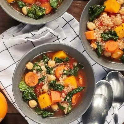 Fall Vegetable Quinoa Soup Recipe