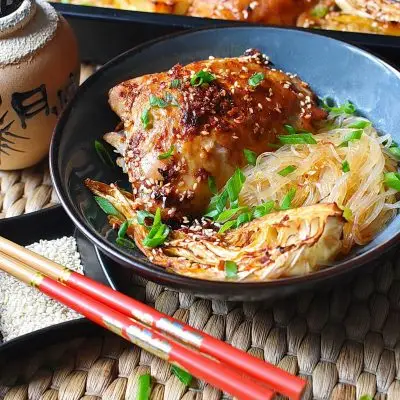 Gochujang Chicken Noodle Sheet Pan Recipe