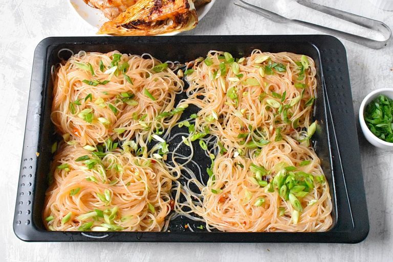 Step 5 - Gochujang Chicken Noodle Sheet Pan