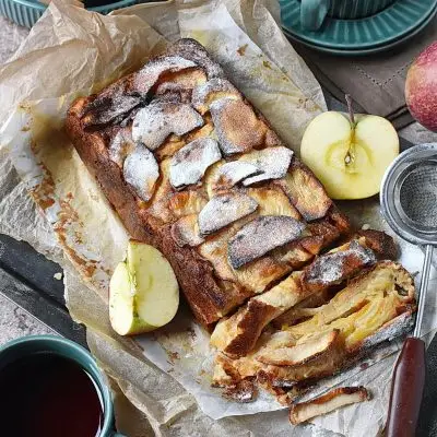Invisible Apple Cinnamon Cake Recipe
