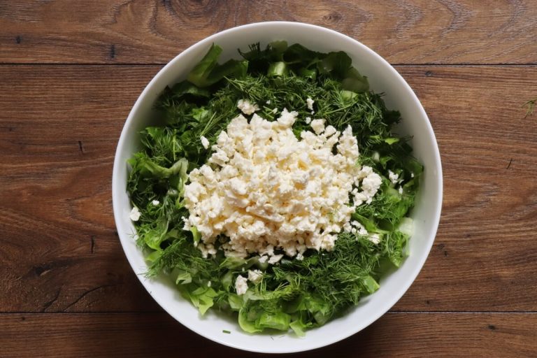 Step 2 - Maroulosalata (Greek Lettuce Salad)