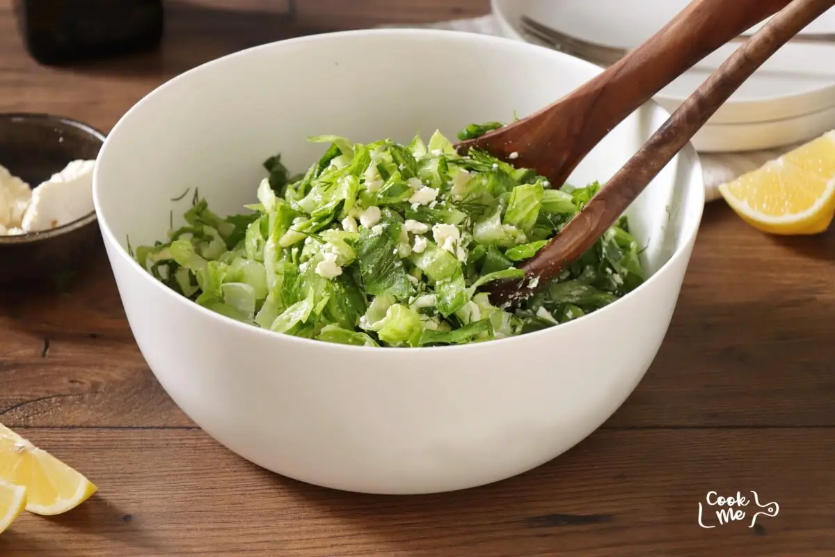 Maroulosalata (Greek Lettuce Salad)