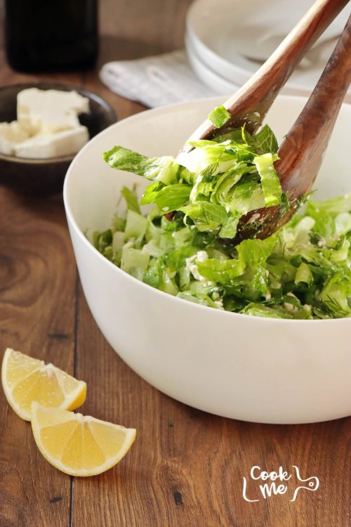 Maroulosalata (Greek Lettuce Salad)
