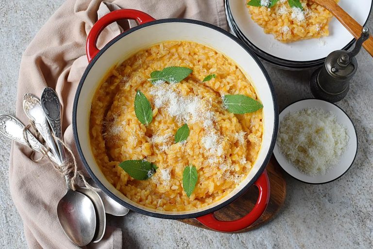 Step 8 - No-Stir Pumpkin Risotto