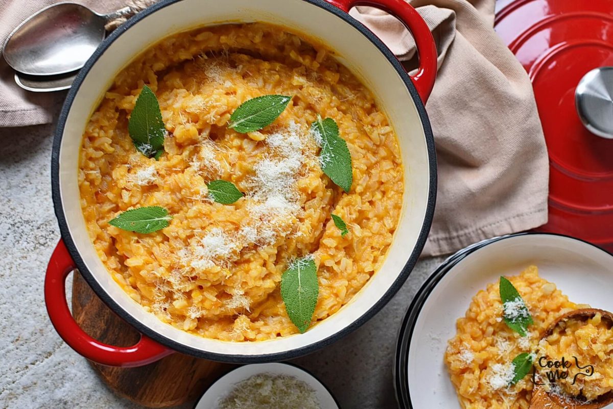 No-Stir Pumpkin Risotto
