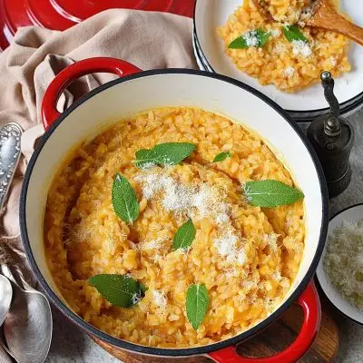 Pumpkin Risotto without stirring Recipe
