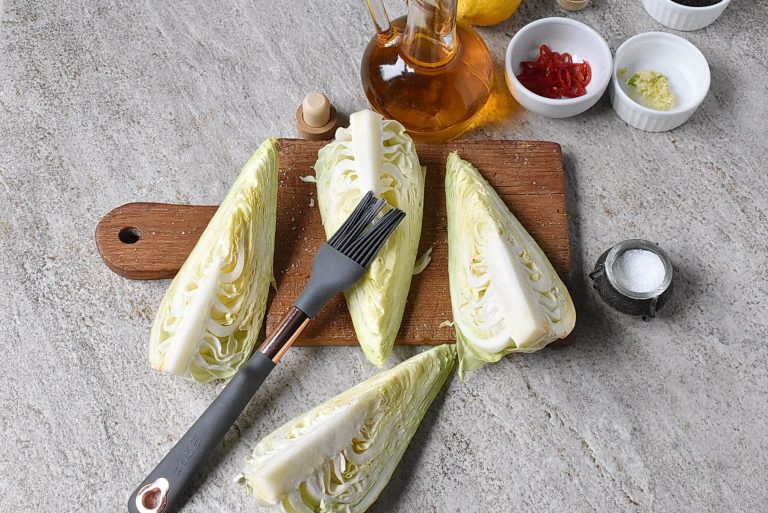 Step 2 - Roasted Hispi Cabbage with Garlic Tahini Sauce