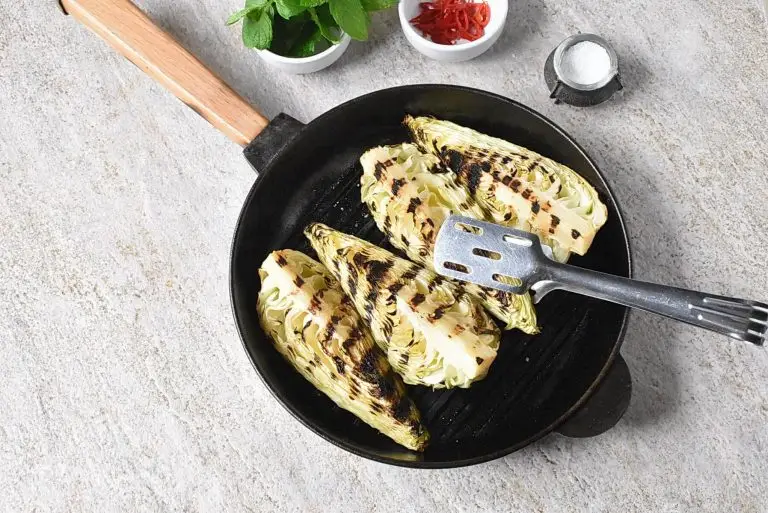 Step 3 - Roasted Hispi Cabbage with Garlic Tahini Sauce