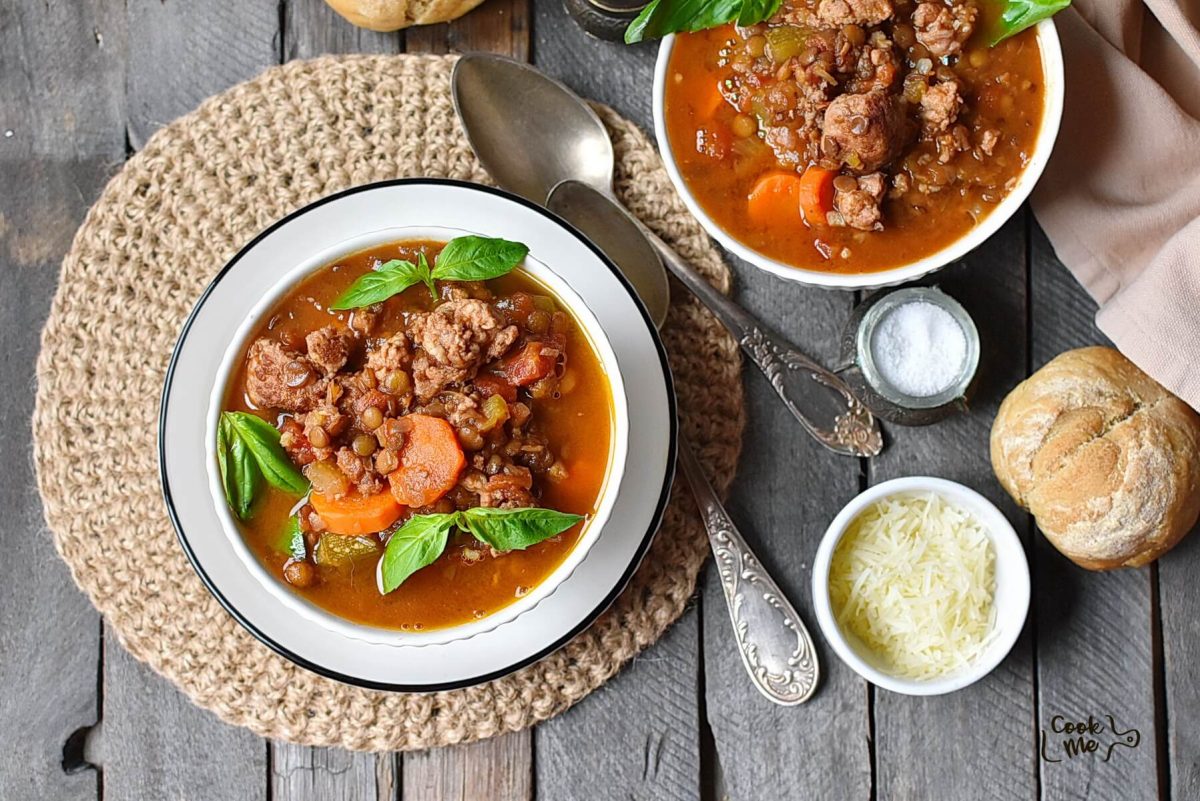 Sausage Lentil Soup