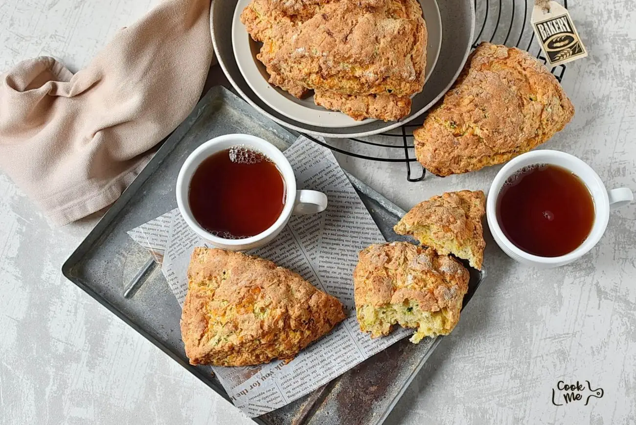Zucchini Cheddar Scones