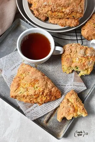 Zucchini Cheddar Scones