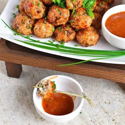 Spicy Chiken Meatballs Recipe