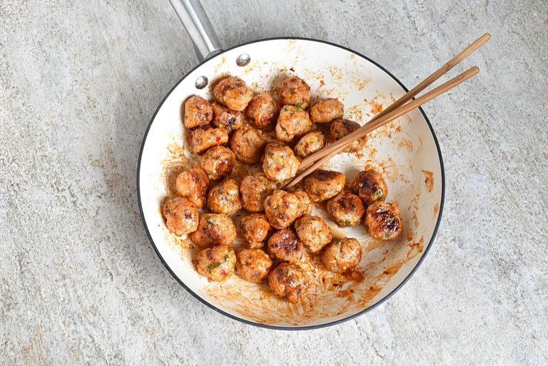 Step 7 - Baked Spicy Chicken Meatballs