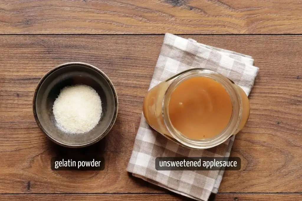 Ingredients for 2-Ingredient Healthy Apple Cloud Cake
