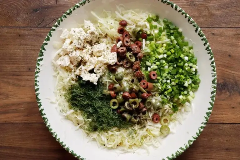 Step 2 - Greek Cabbage Salad