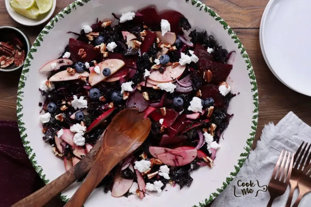 Purple Kale Salad