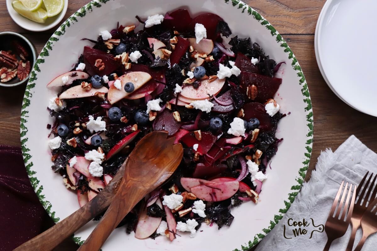 Purple Kale Salad
