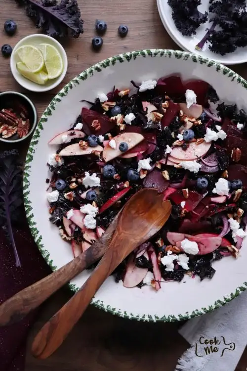 Purple Kale Salad