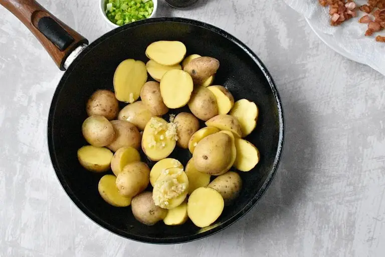 Step 2 - Cheesy Roasted Potatoes with Bacon