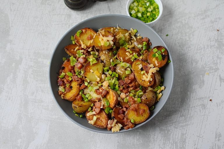 Step 4 - Cheesy Roasted Potatoes with Bacon