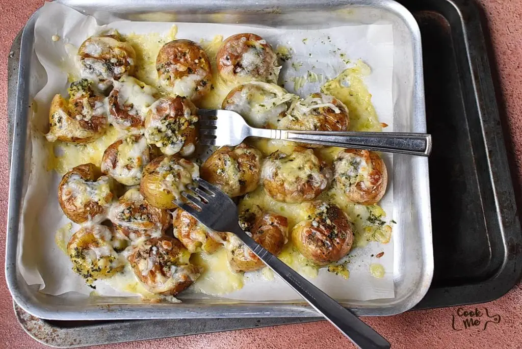 Cheesy Mini Potatoes with Garlic Butter