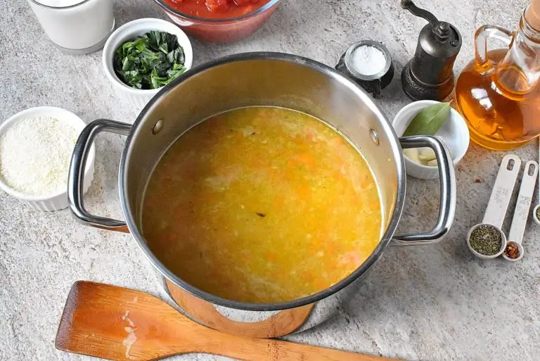 Step 4 - Creamy Parmesan Tomato Basil Soup