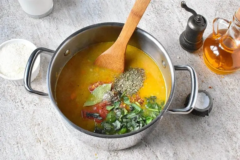Step 5 - Creamy Parmesan Tomato Basil Soup