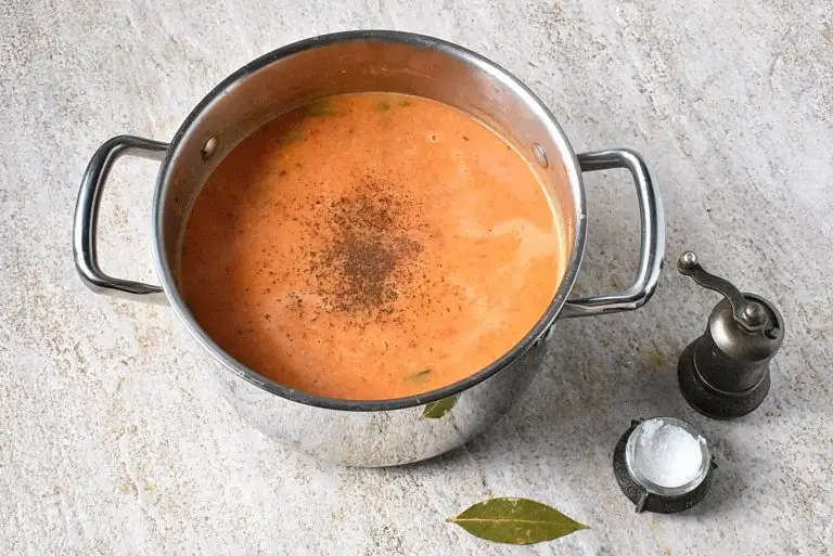 Step 7 - Creamy Parmesan Tomato Basil Soup