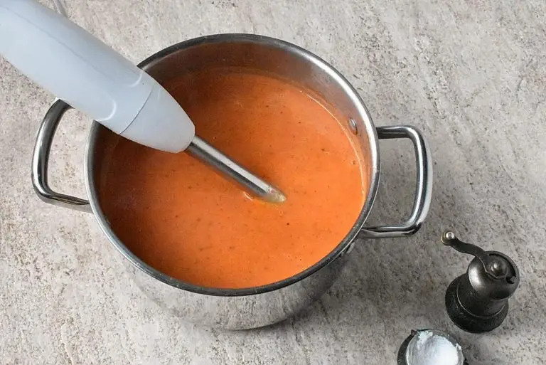 Step 8 - Creamy Parmesan Tomato Basil Soup
