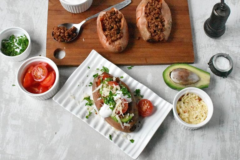 Step 7 - Sweet Potato Taco Boats with Ground Beef