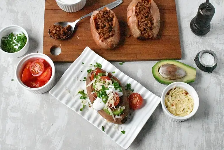 Step 7 - Sweet Potato Taco Boats with Ground Beef