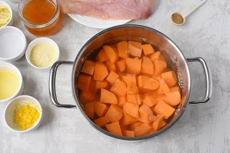 Step 1 - Turkey Steak with Ginger Sauce & Sweet Potato Mash