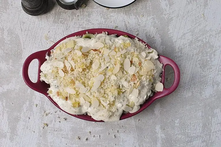 Step 8 - Vegan Cauliflower, Leek and Cheese Gratin