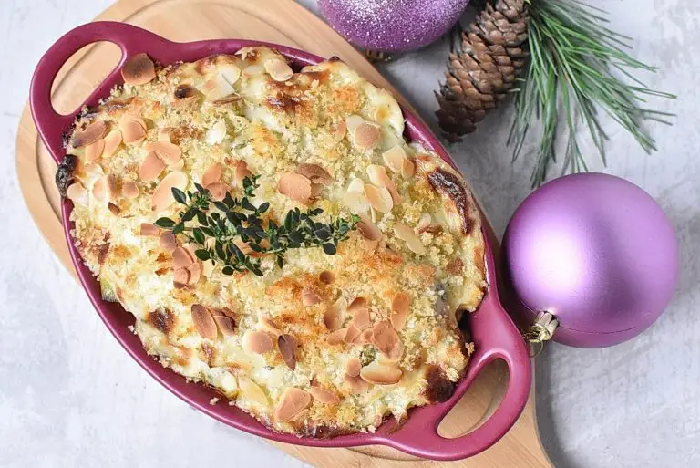 Step 10 - Vegan Cauliflower, Leek and Cheese Gratin