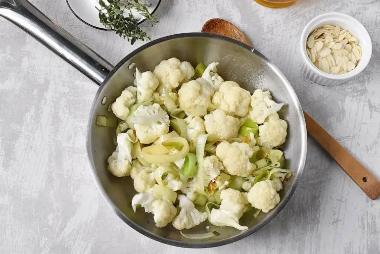 Step 4 - Vegan Cauliflower, Leek and Cheese Gratin
