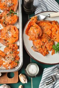 Crispy Smashed Sweet Potatoes: Sweet, Savory, and Simple