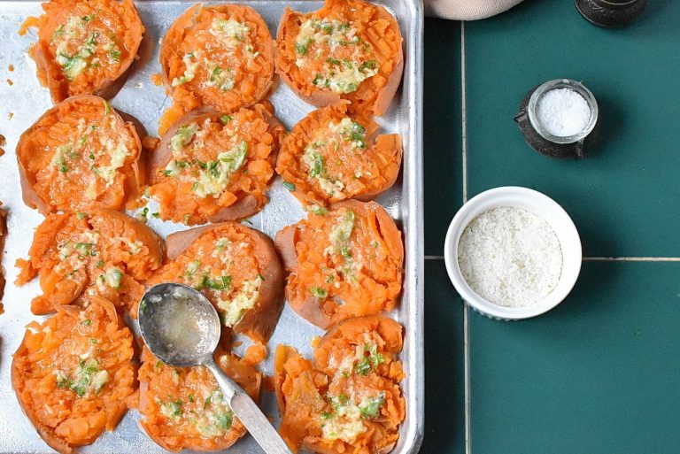 Step 5 - Crispy Smashed Sweet Potatoes: Sweet, Savory, and Simple