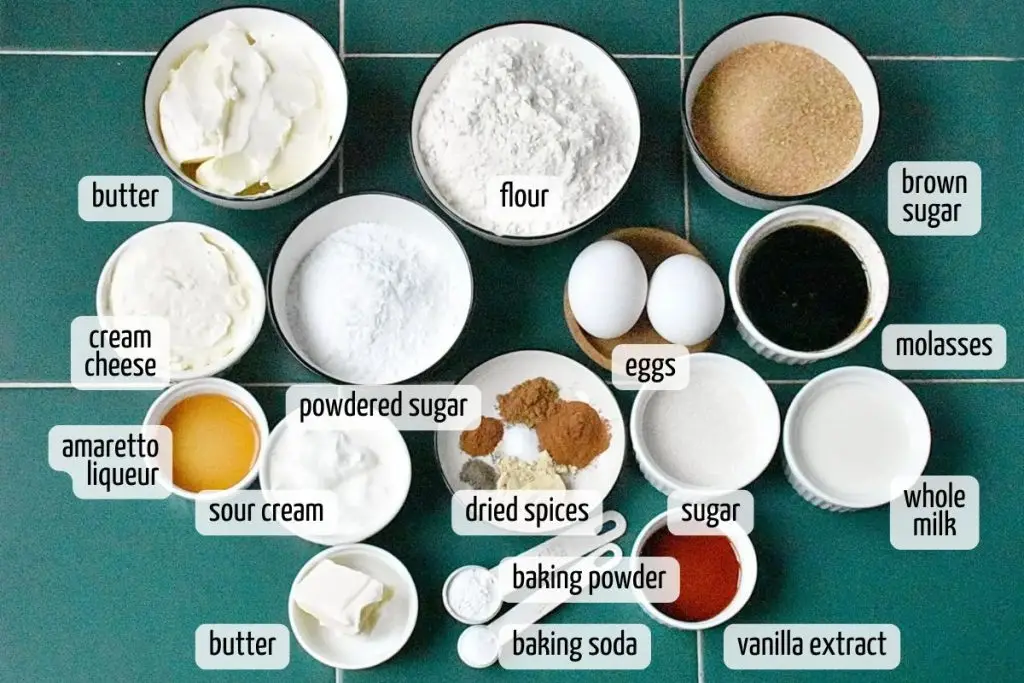 Ingredients for How to Bake a Perfect Gingerbread Bundt Cake