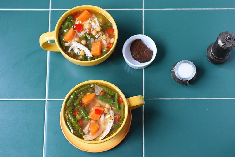 Step 8 - Moroccan Chicken Soup with Chickpeas and Sweet Potatoes