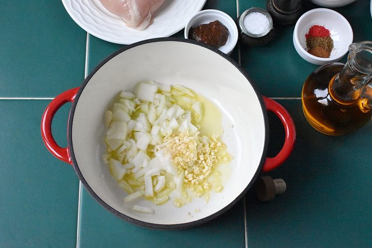 Step 1 - Moroccan Chicken Soup with Chickpeas and Sweet Potatoes