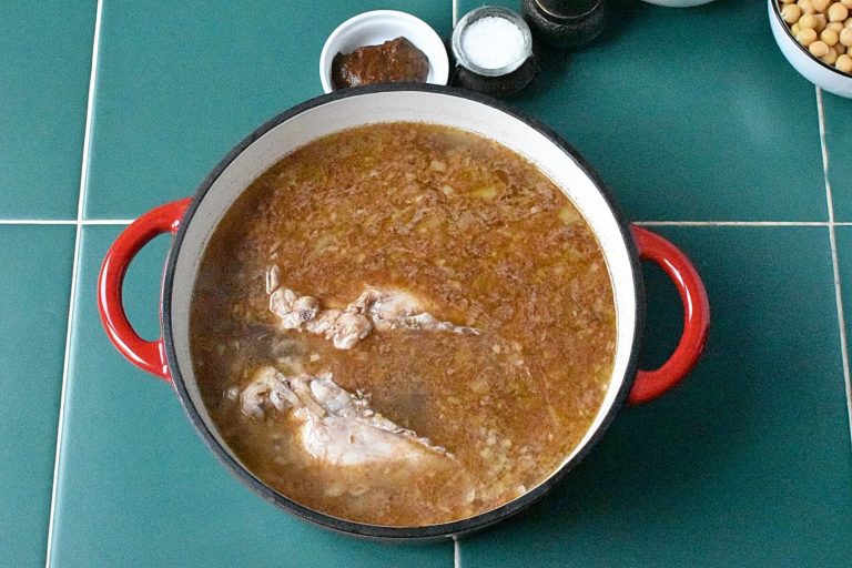 Step 3 - Moroccan Chicken Soup with Chickpeas and Sweet Potatoes