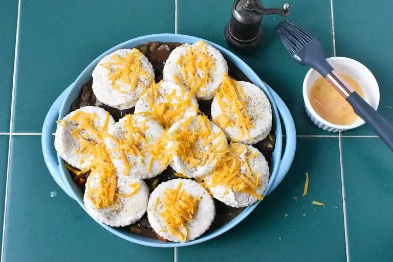 Step 15 - Mulled Wine-Braised Venison Cobbler with Cheese Scones