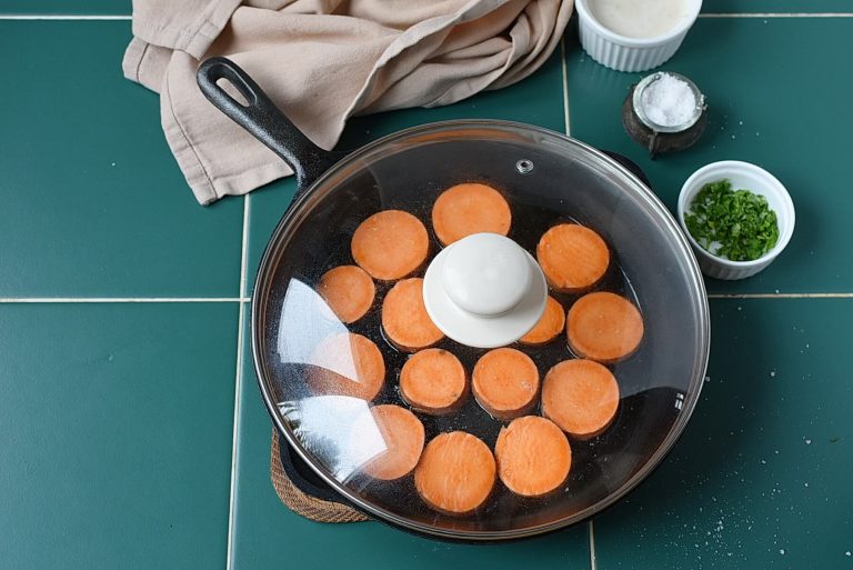 Step 3 - Fast Sweet Potato Recipe: Perfect Sweet Potatoes in 8 Minutes