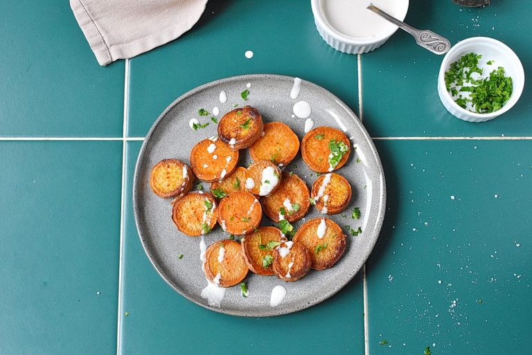 Step 4 - Fast Sweet Potato Recipe: Perfect Sweet Potatoes in 8 Minutes