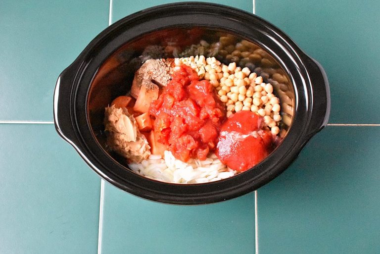 Step 1 - Slow Cooked Sweet Potato Stew with Peanut Butter: A Nutritious Vegan Meal