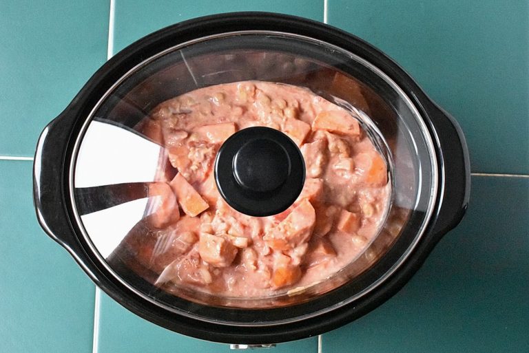 Step 2 - Slow Cooked Sweet Potato Stew with Peanut Butter: A Nutritious Vegan Meal